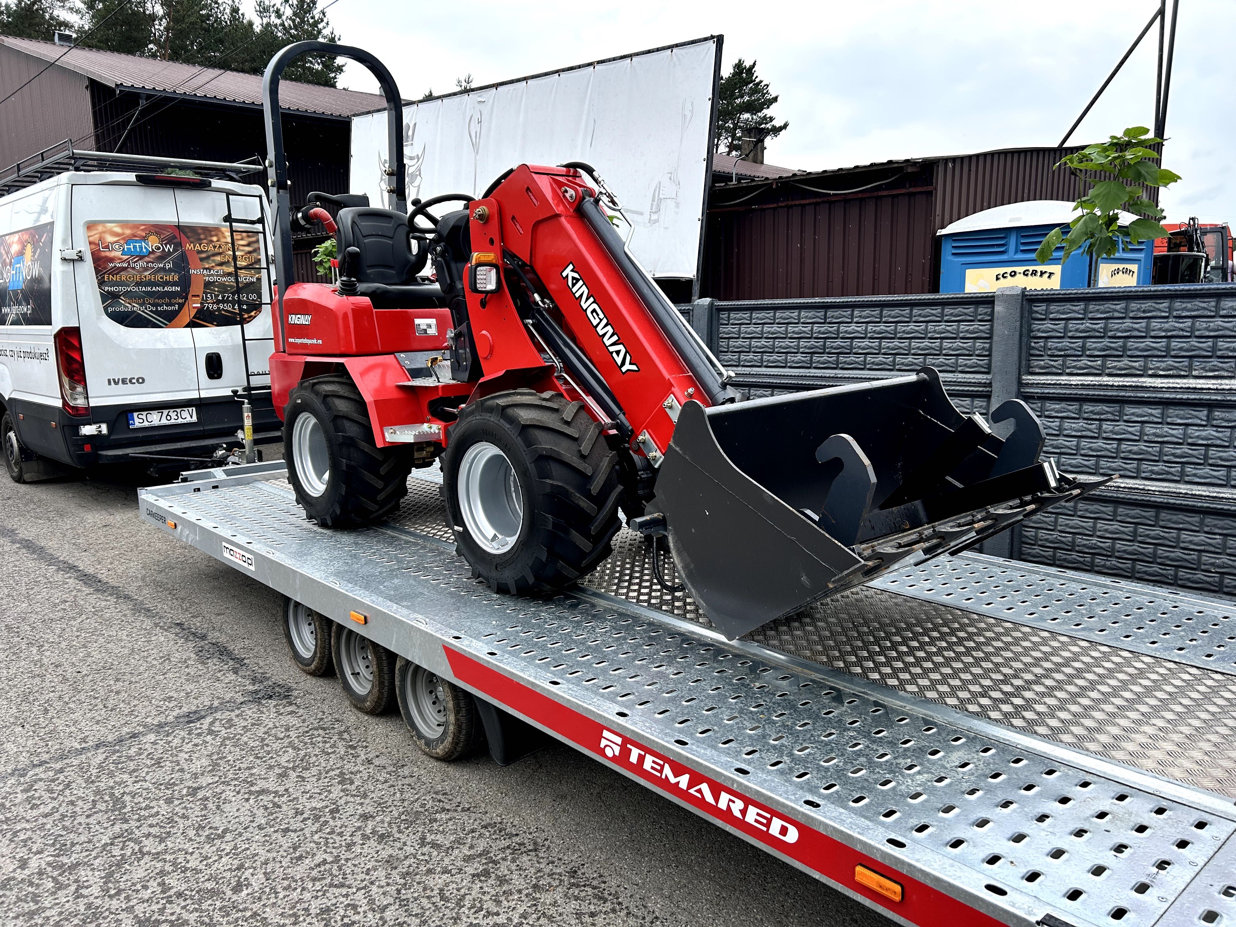 WYNAJEM Ładowarka Przegubowa Kołowa Teleskopowa 4x4 Miniładowarka