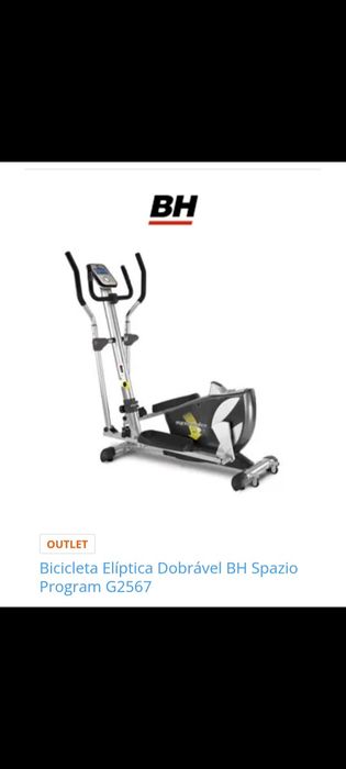 Bicicleta Elíptica dobrável