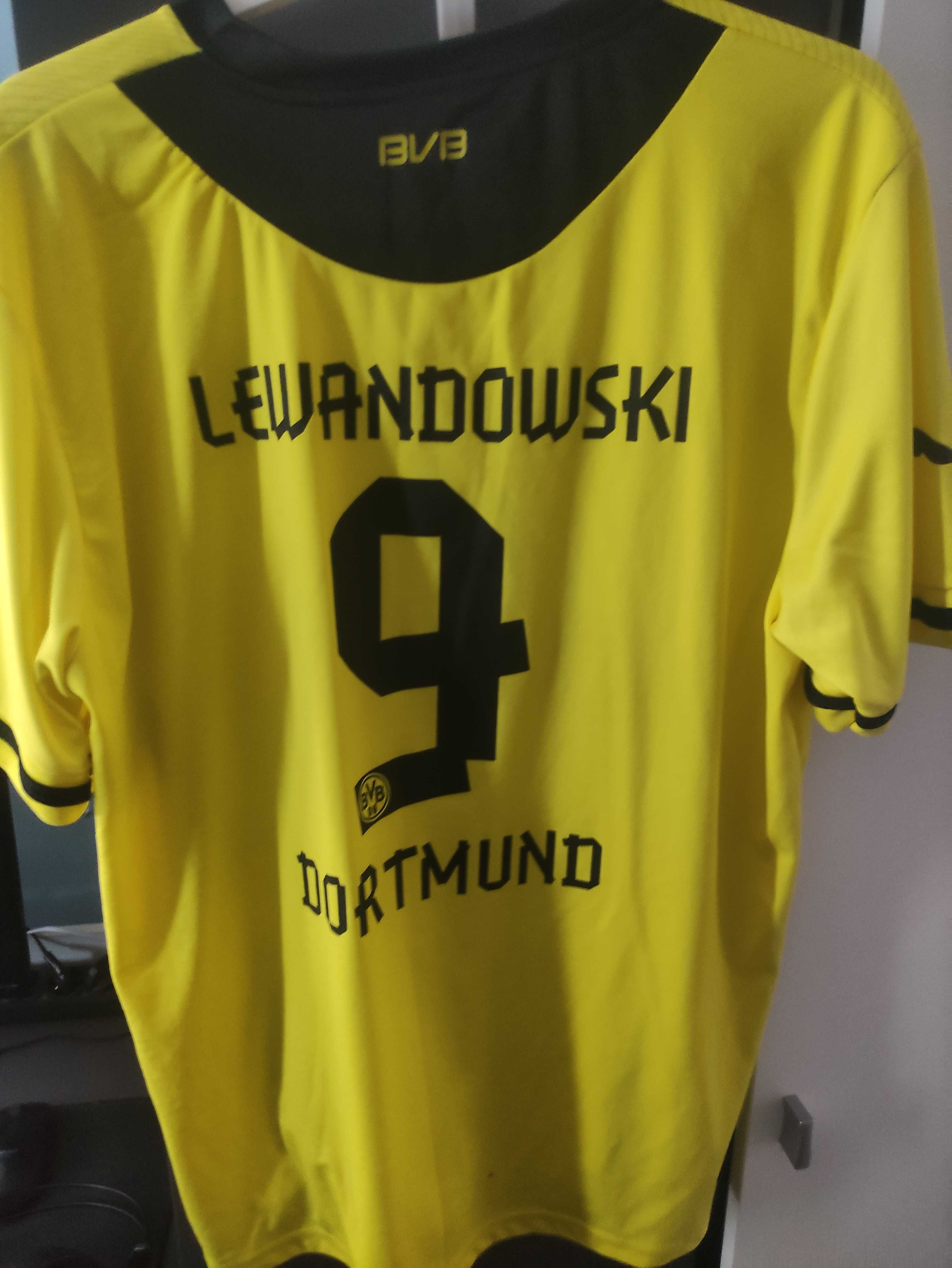 Koszulka Borussia Dortmund 2013/14 Robert Lewandowski numer 9