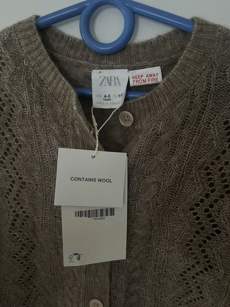 Zara sweter wełna jedwab 110 nowy