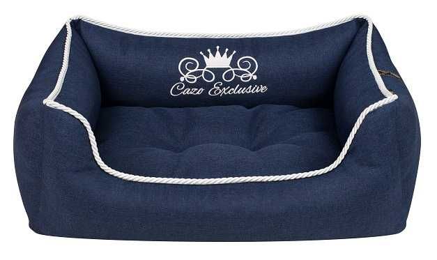 Legowisko dla psa, kota CAZO Royal rozm. L, 95x75cm, granatowy