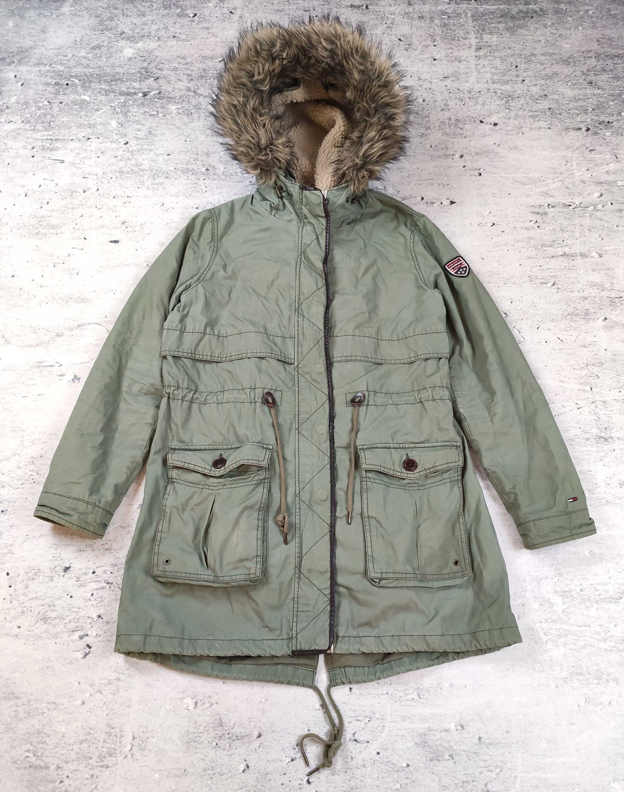Kurtka zimowa Tommy Hilfiger parka damska r. L