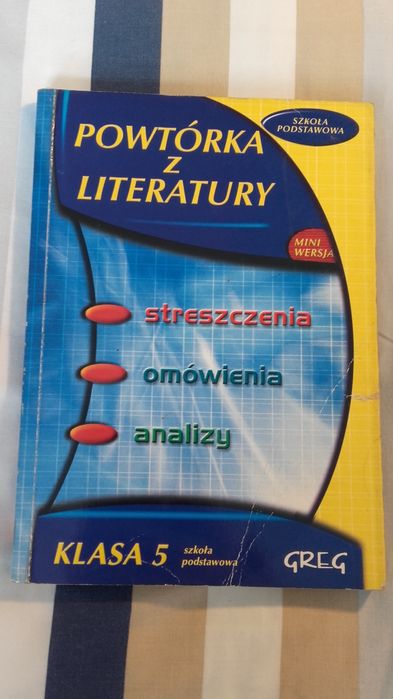 Powtórka z literatury klasa 5 streszczenia omówienia analiza naukowa