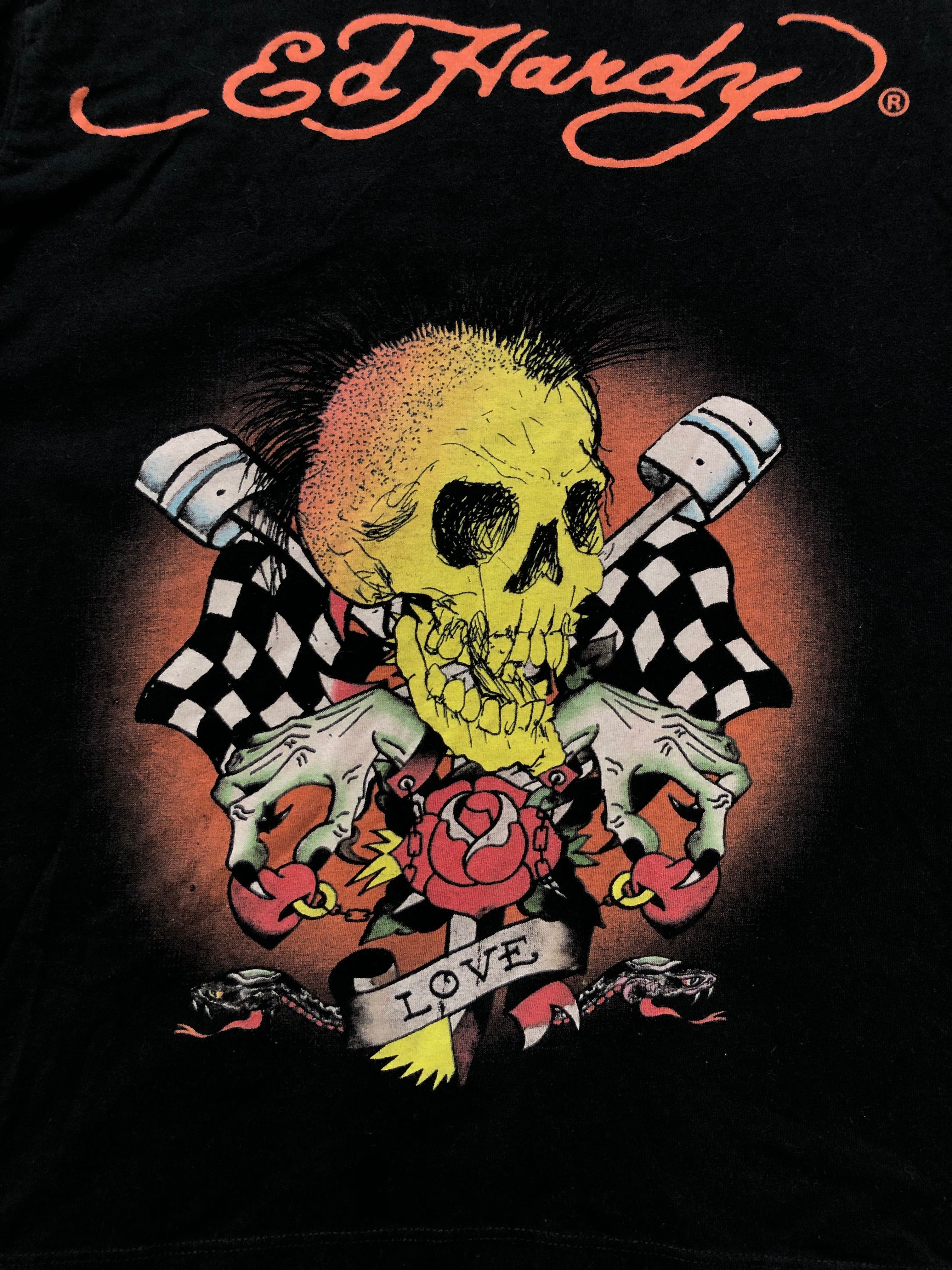Koszulka Ed Hardy Skull Vintage Black