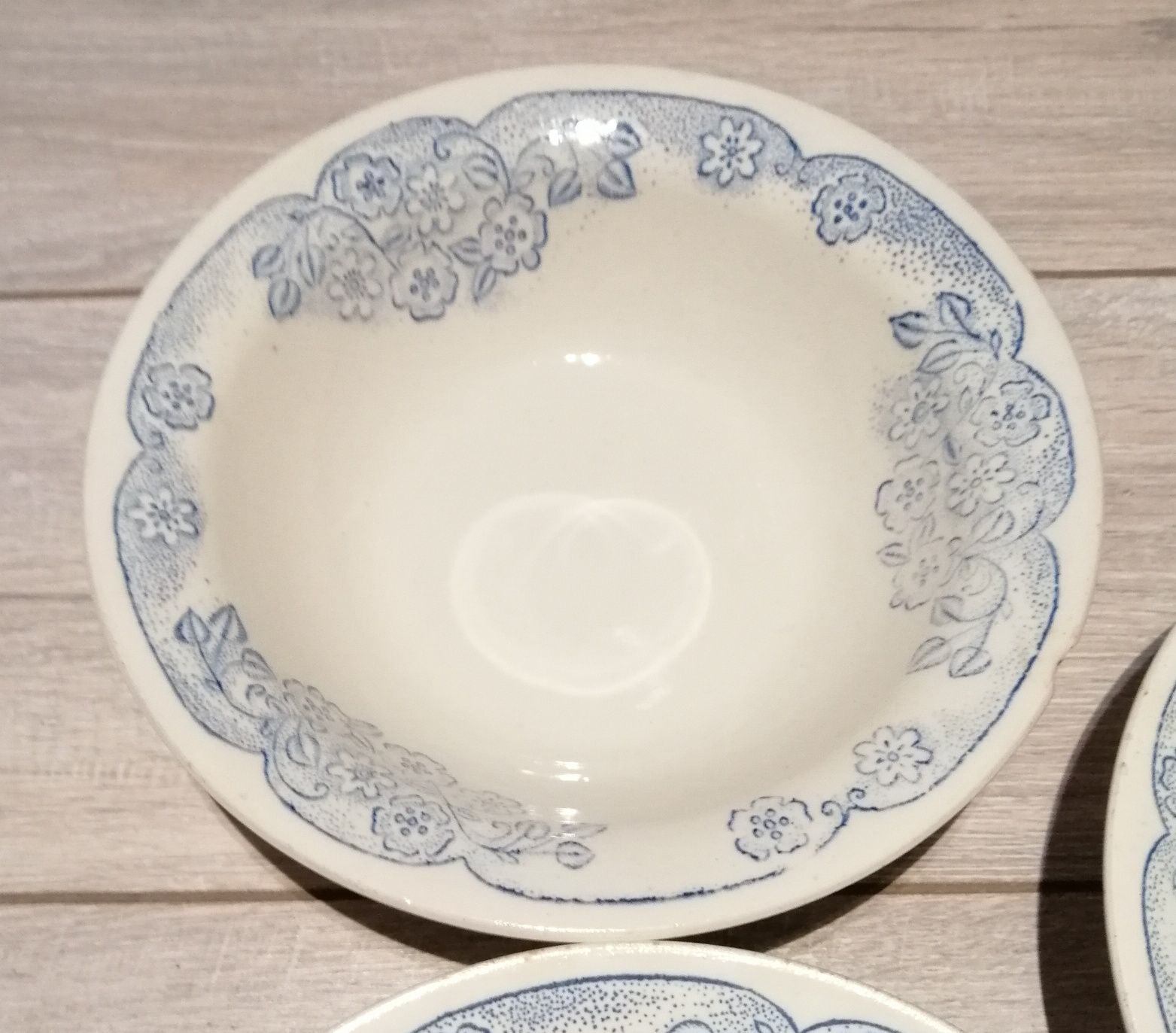 Talerze głębokie, Vintage, PRL, kolekcjonerskie, 3 szt.