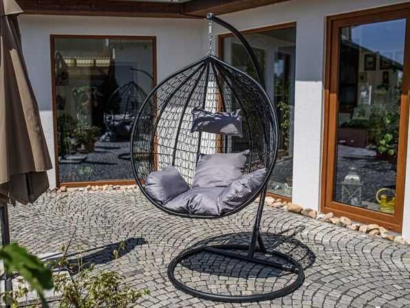 Fotel wiszący NOWY bujany KOKON huśtawka XXL ogród balkon taras DOWÓZ