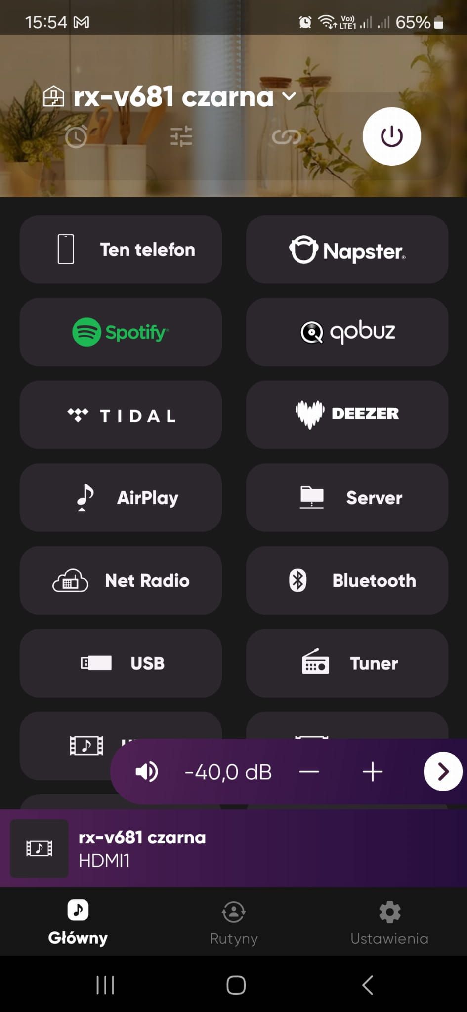 Zaawansowany Amplituner 5.1 Yamaha RX-V485 Wifi BT AirPlay2 4k