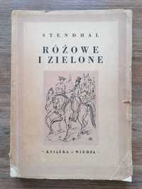 Stendhal - "Różowe i zielone" - Kolekcjonerska - 1951 r.