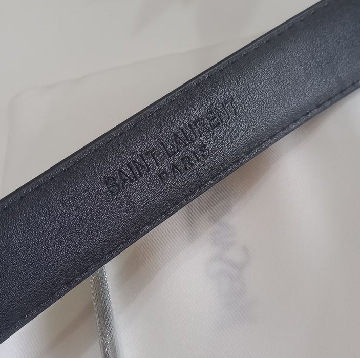 Cinto ysl novo 95cm em couro