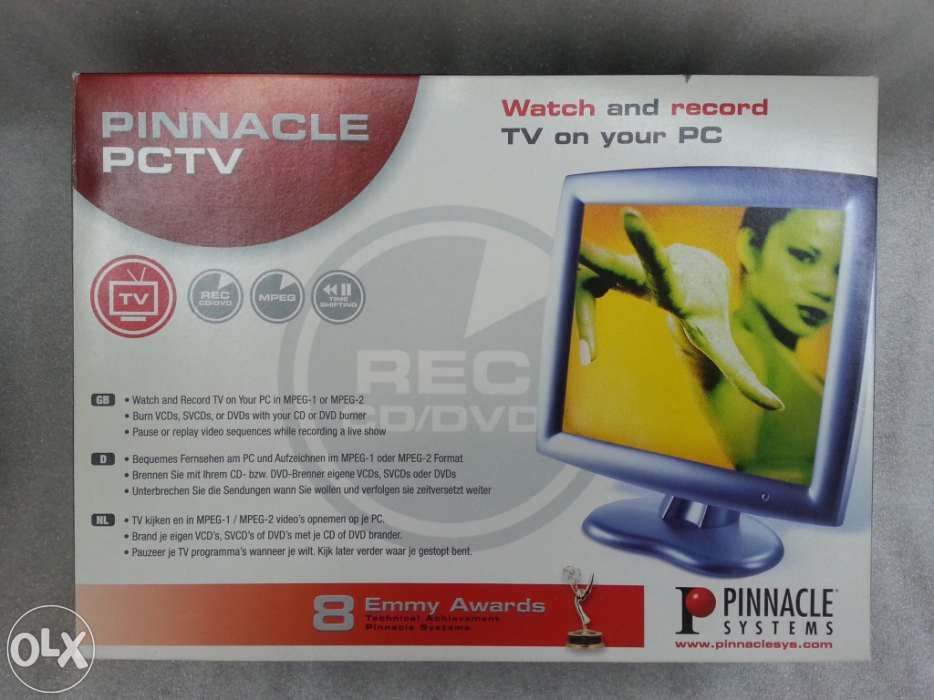 Pinnacle pctv pro pci - tv / radio tuner / video input adapter