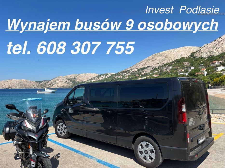 WINIETY GRATIS ! Czechy, Austria, Słowenia, Bus7, 8, 9 osobowy Wynajem