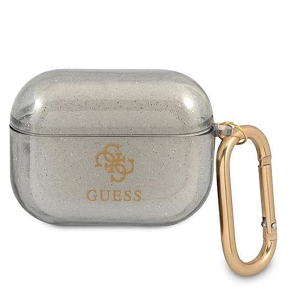 Etui Guess Glitter Collection na AirPods Pro - czarne