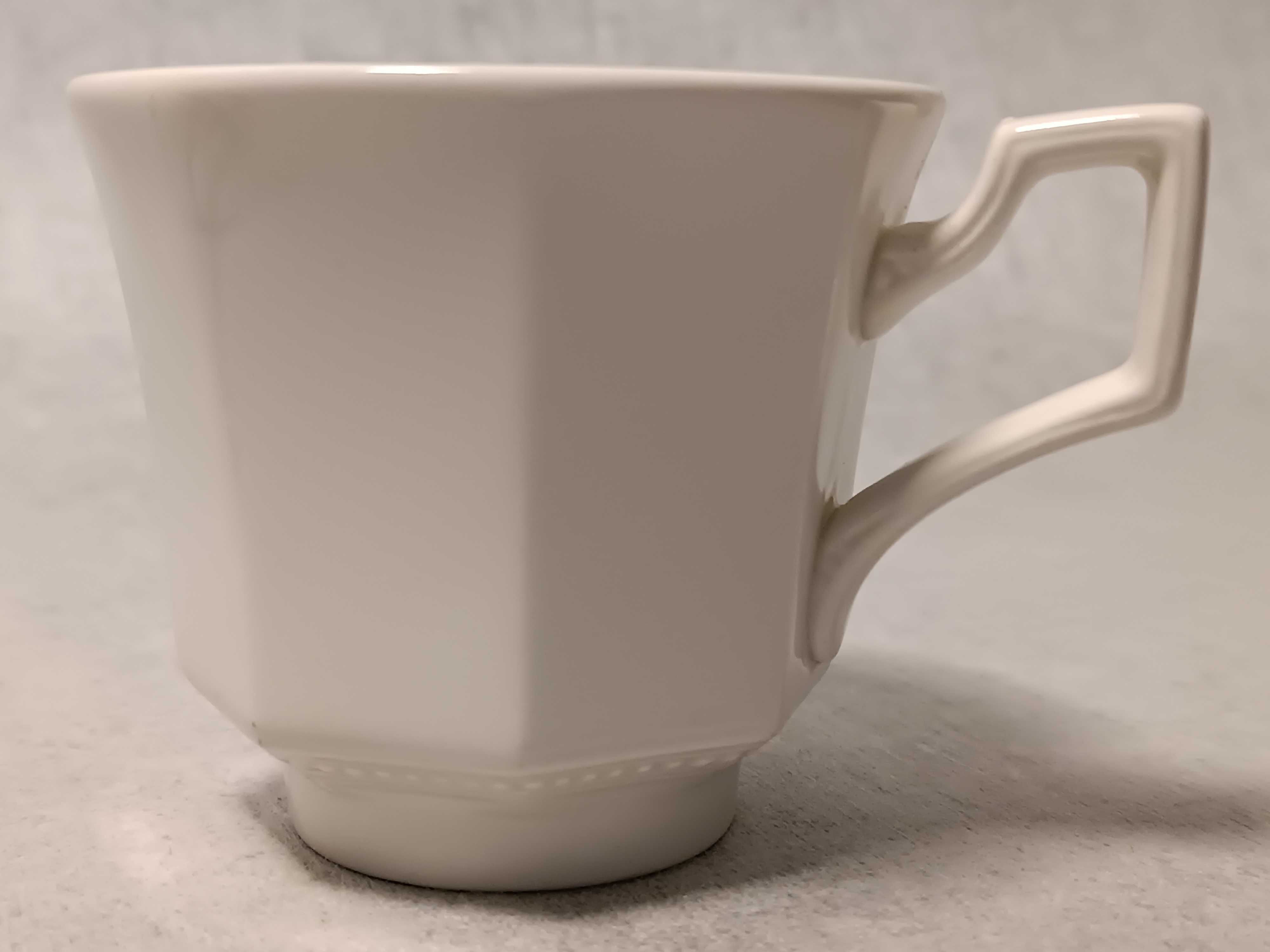 Johnson Brothers Heritage White Ironstone Filiżanka Biały Duet Anglia