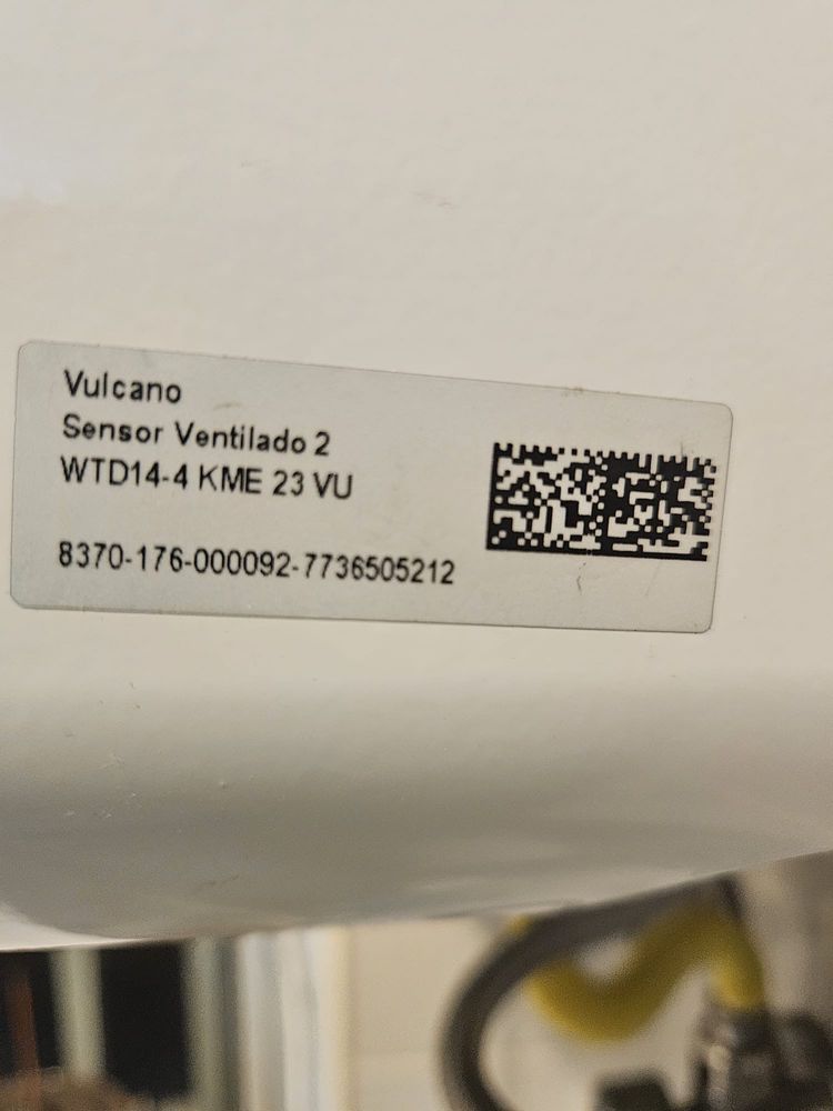 Esquentador Vulcano Sensor Ventilado 2 WTD14-4KME 23 VU