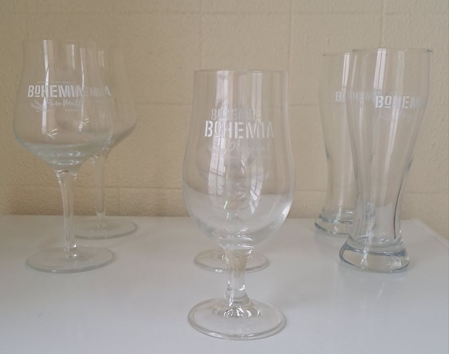 7 Copos Cerveja Bohemia