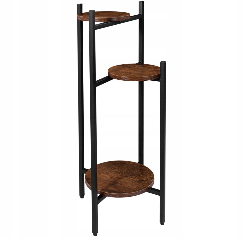 Stylowy i solidny kwietnik stojący rustykalny loft 80cm