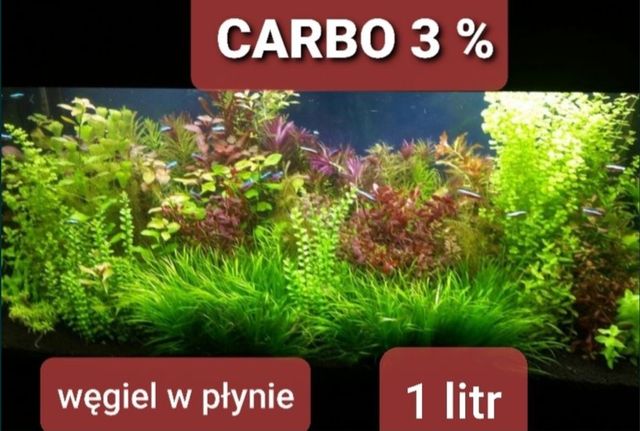 1 litr Carbo 3% co2 węgiel w płynie