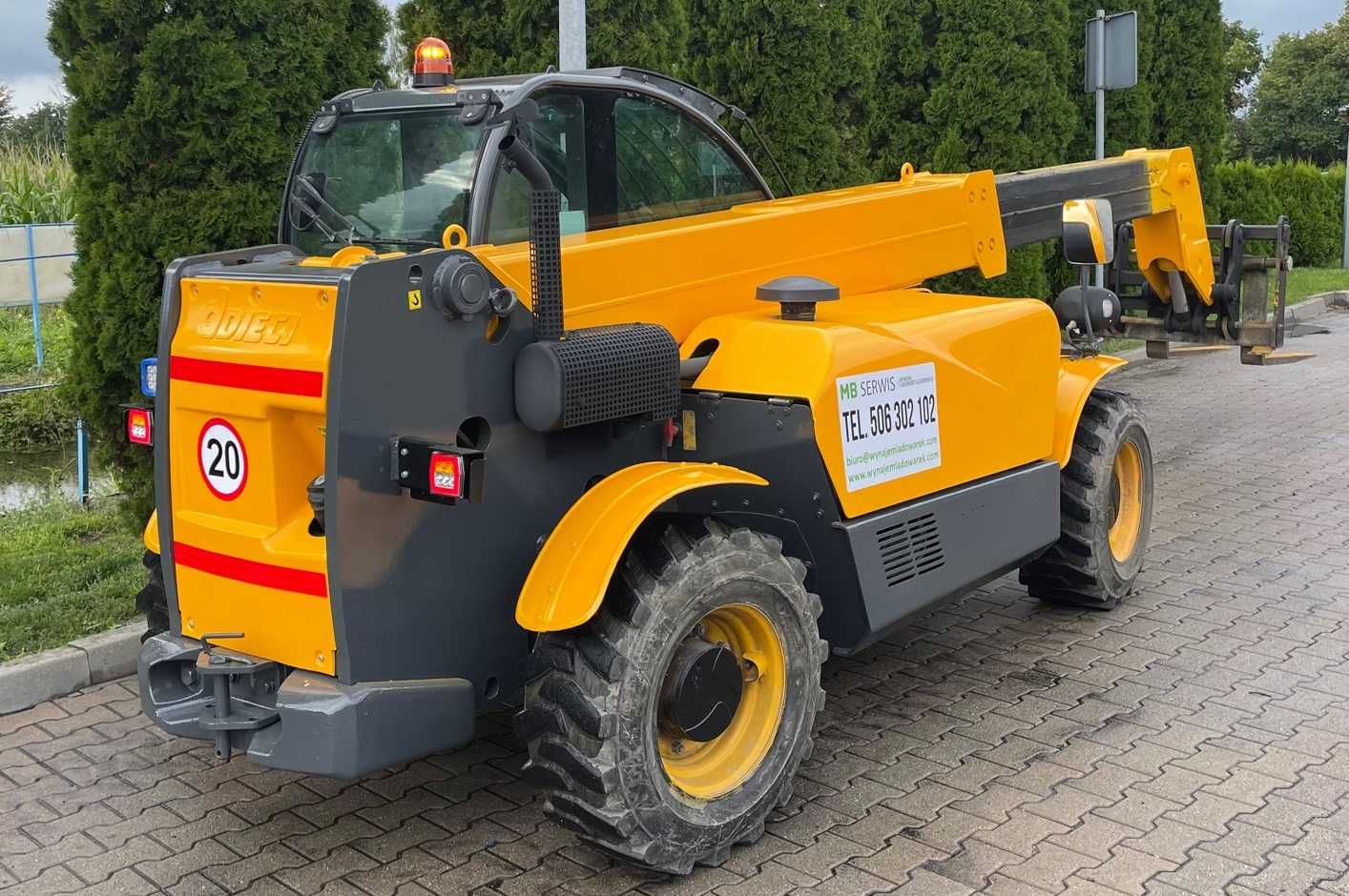 Wynajem Ładowarek Teleskopowych MERLO 4,6,7ton ROTO 25m manitou jcb