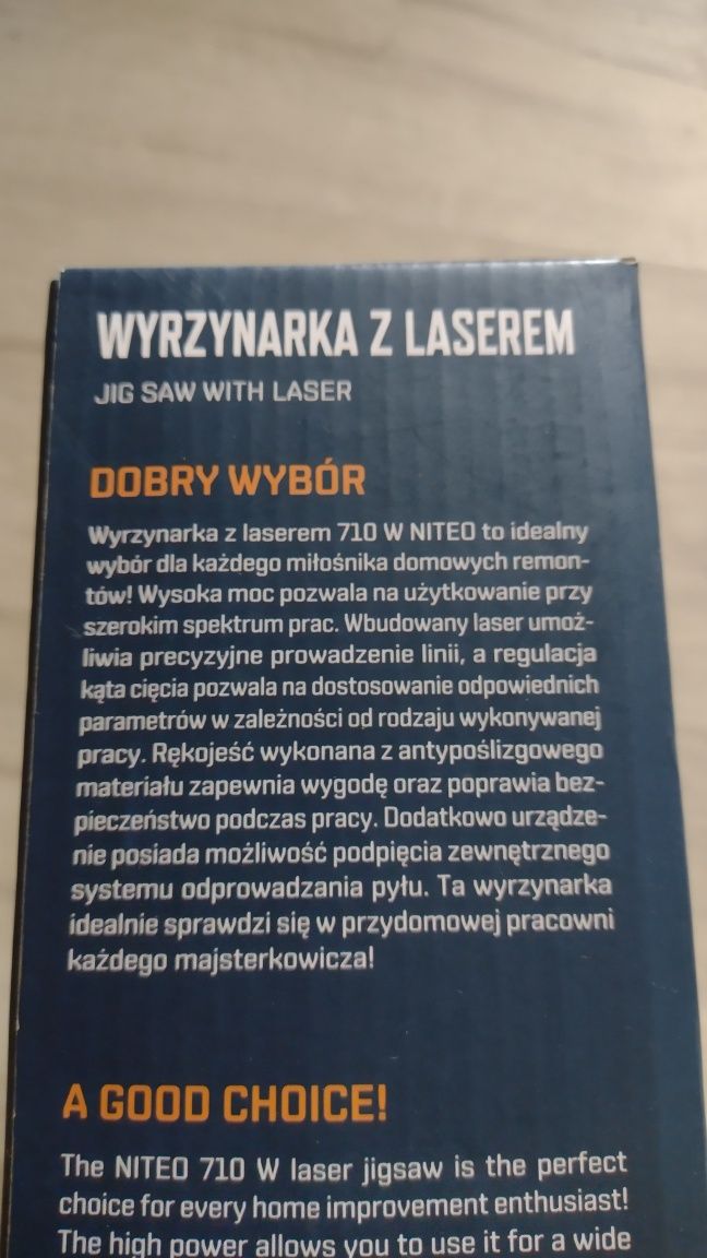 Wyrzynarka z laserem Nitro 710 W