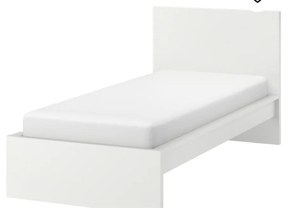 Vendo cama e colchão de solteiro IKEA
