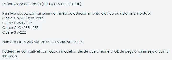 Mercedes - Erro "Bateria Auxiliar Falha" ("Bateria" HELLA)