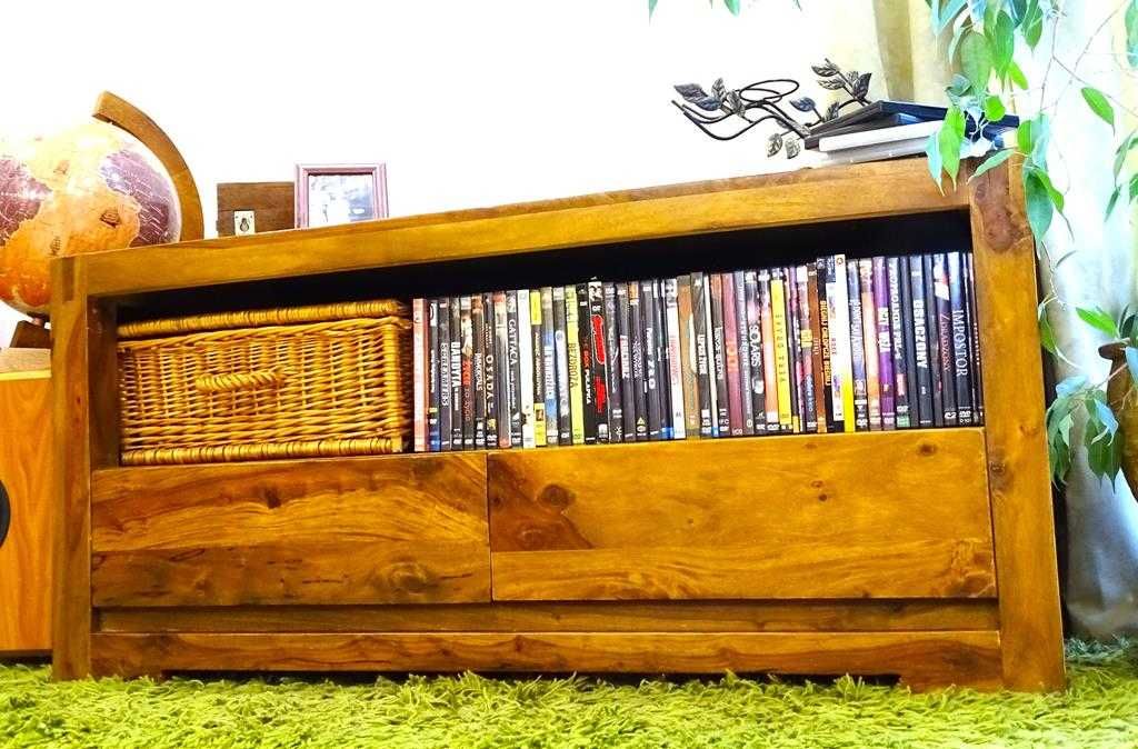 Orientalna szafka z drewna egzotycznego palisander z salonu AlmiDecor
