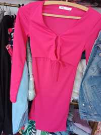 Nowa Różowa sukienka Sinsay XS cena 25 zł