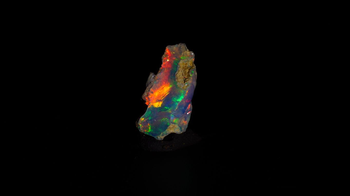 Opal Szlachetny | Bardzo Mocno Opalizujący | 0.6 gr | Minerał Naturaln
