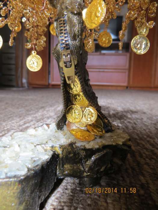 денежное дерево из бисера