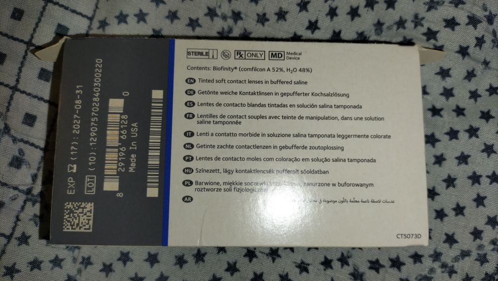 Soczewki kontaktowe Cooper Vision -7,50 2 szt. Łódź Radogoszcz