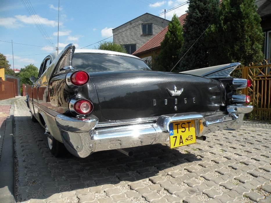 Zabytkowy Dodge'59 auto do ślubu samochód na wesele