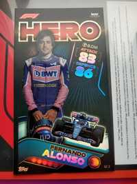 Karta kolekcjonerska Turbo Attax Formuła 1 F1 edycja 2022 HERO GC 2