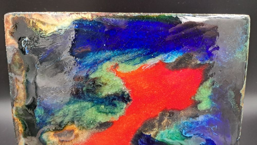 Helmut Schaffenacker plakieta ceramiczna