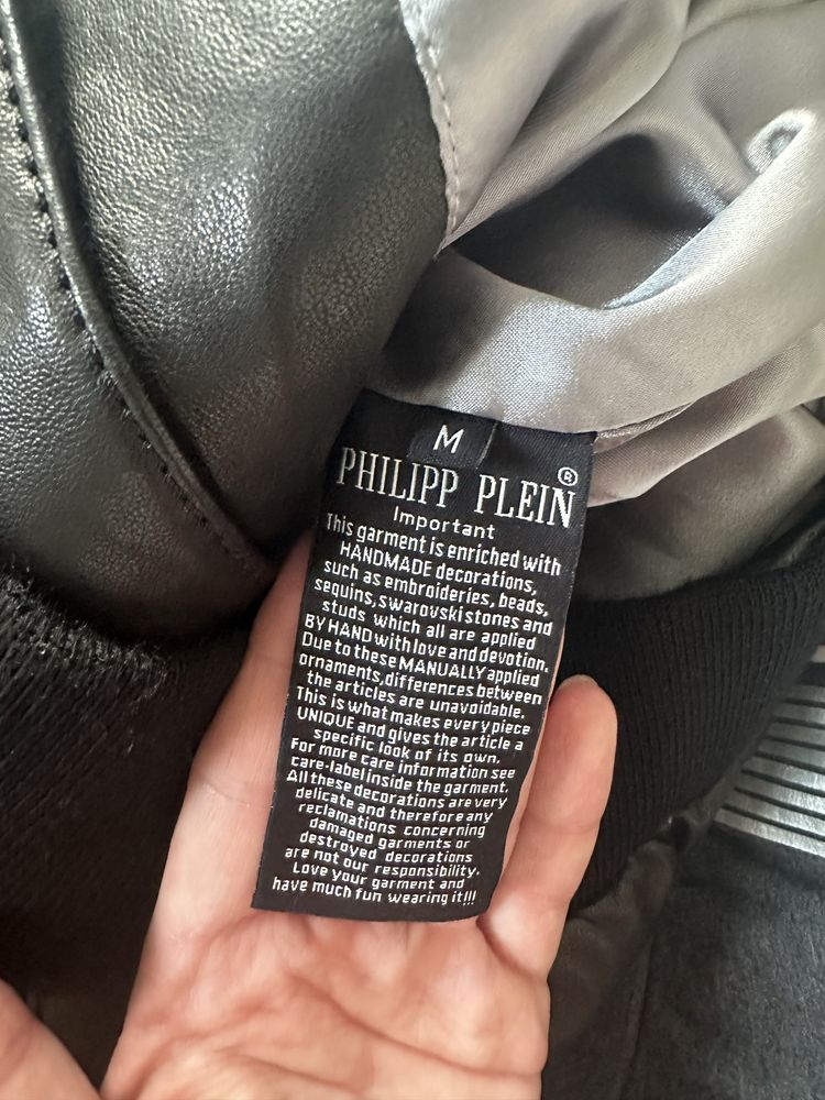 Kurtka męska, skórzana Philipp Plein