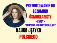 JĘZYK POLSKI korepetycje * EGZAMIN ÓSMOKLASISTY * indywidualnie/grupy