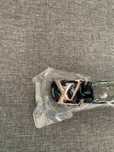 Pasek czarny z logo Louis Vuitton