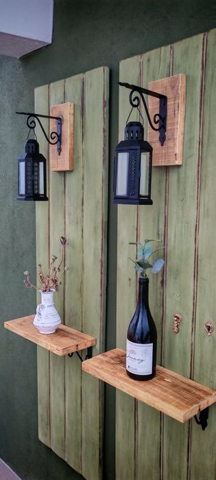 Portas antigas recicladas /Candeeiros