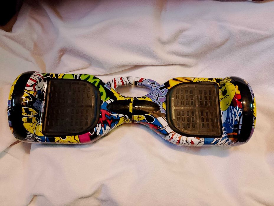 Deskorolka elektryczna Hoverboard 6,5 cala, świecące koła LED
