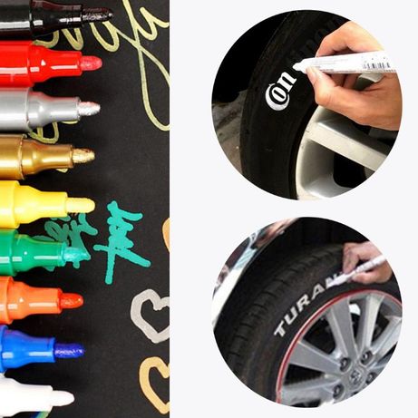 Маркер для шин карандаш для покрышек резины колёс Paint по резине чиж