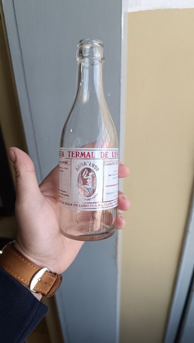 Garrafas antigas rical e água termal da Luso bom estado