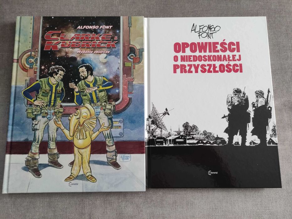 Komiks Opowieści o niedoskonałej przyszłości Clarke & Kubrick A Font