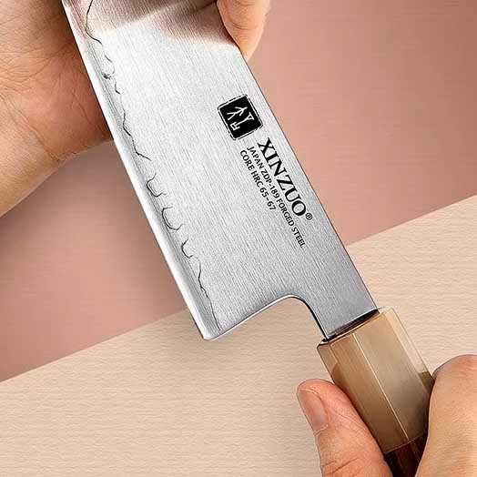 Японський кухонний ніж Xinzuo ZDP189 210mm порошкова сталь 65-67 HRC