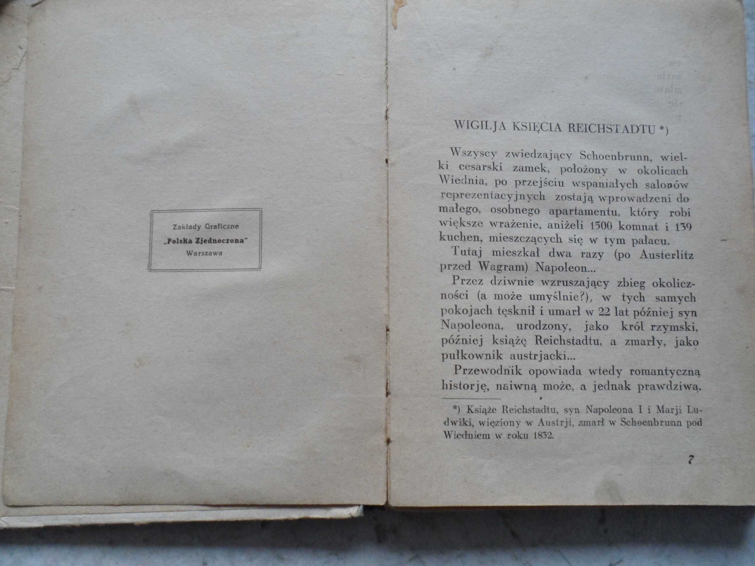 Wigilja Księcia Reichstadtu Laura Konopnicka Pytlińska 1928 r.