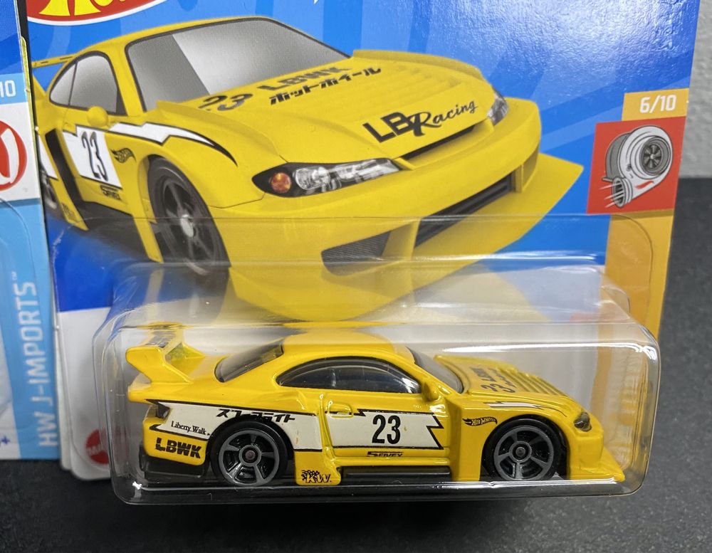 Модель Hot Wheels LB Super Silhouette Nissan Silvia (S15) Turbo Yellow