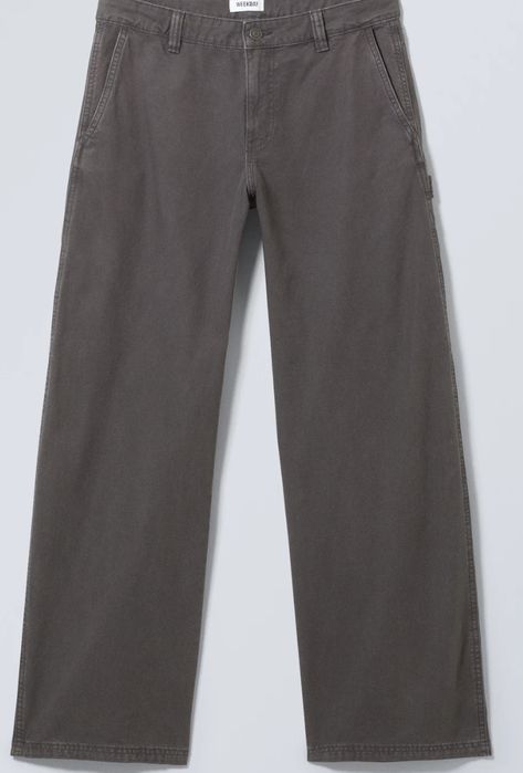 Damskie spodnie luźne Weekday H&M 36-38 diagonal