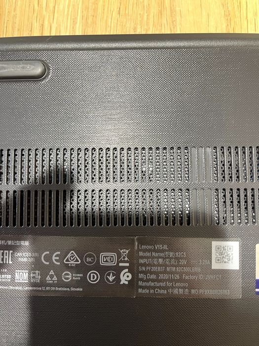 Laptop Lenovo V15 IIL i5-1035G1 8GB/256GB SSD Klasa A-