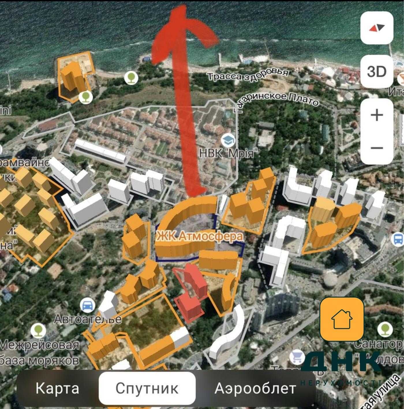 Квартира в Аркадии с прямым видом на море, Атмосфера, от строителей