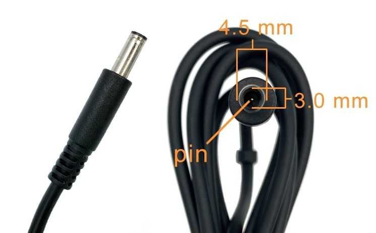 Блок живлення Dell 65W (19,5V 3.34A, 4.5×3,0 мм, PIN), оригинал