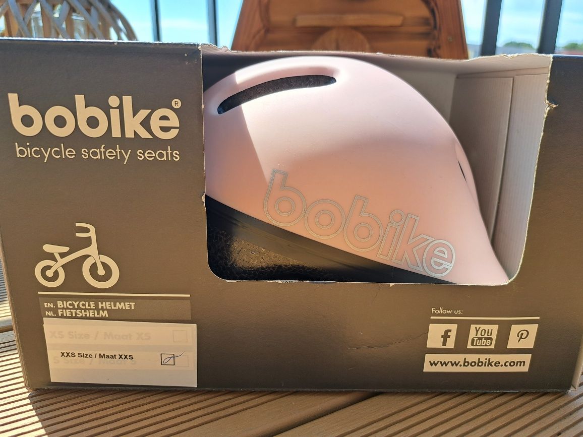 Kask bobike różowy