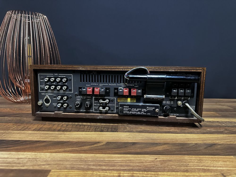 Amplituner Sansui 1000X - vintage, sprawny, lata 70-te